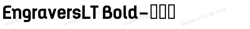 EngraversLT Bold字体转换